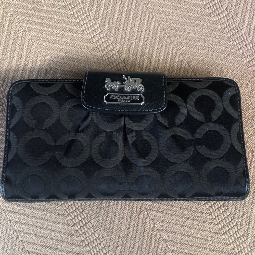 COACH Wallet with Checkbook Cover